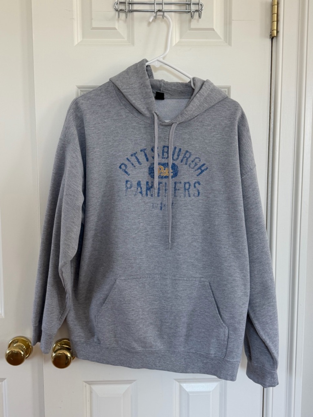 Pittsburgh Panthers Gray Pullover Hoodie